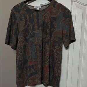 Coldwater Creek Paisley T-Shirt